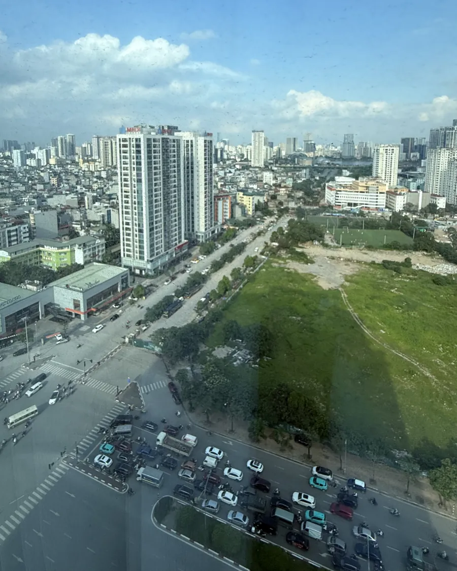 Nam Từ Liêm 一帶，由高處望河內西面新區